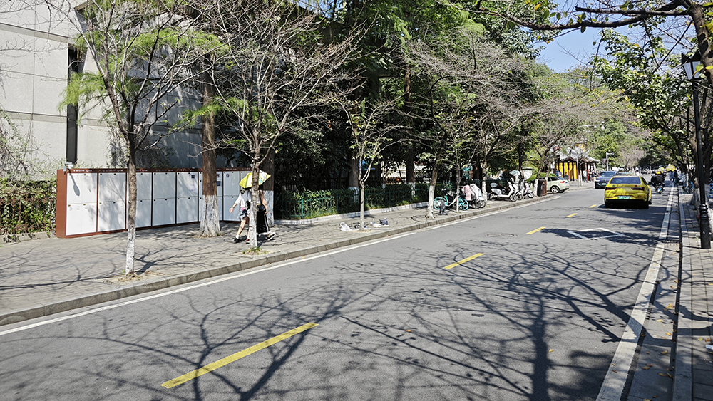 小铁寄存柜驻樱花大道 为鸡鸣寺添便民暖意